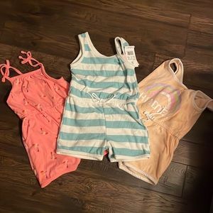 Set of 3 Rompers 3T